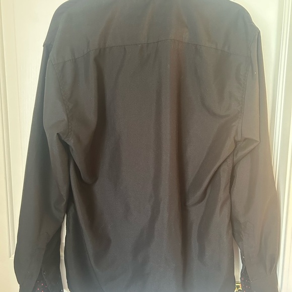 Nine West Slim Fit Men's Black Button-Down Shirt - Picture 4 of 4